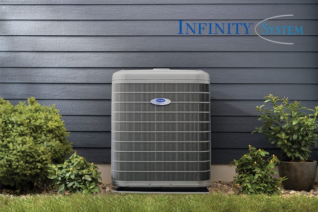 installed infinity system air conditioner